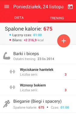 Dieta i trening android App screenshot 3