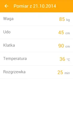 Dieta i trening android App screenshot 4